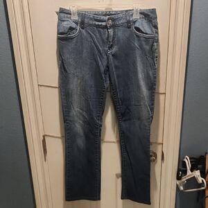 Mossimo Supply Co. Blue Straight Leg Jeans